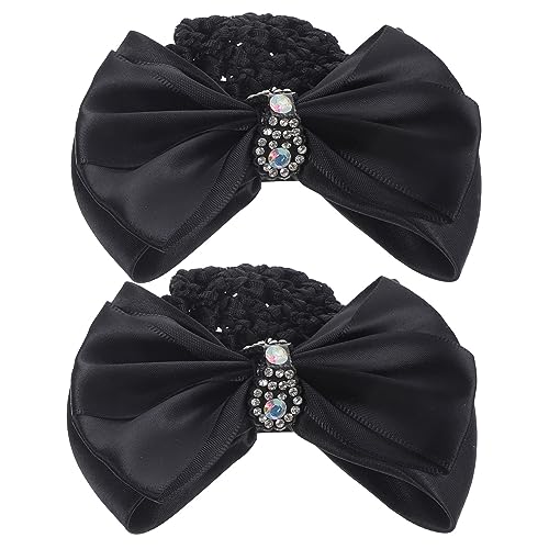 EPIGEIST 2 Stück Teiliges Haarnetz mit Schleife Haarnetz für Dutt Haarschmuck für Damen Geeignet für Krankenschwestern Stewardess und Bankangestellte Design Passend für Dünnes und Dickes von EPIGEIST