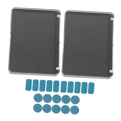 EPIGEIST 2stücke Leere Make-up-palette Aus Leere Lidschatten-palette Für Aufbewahrung Von Highlighter Contour Make-up Platzsparender Organizer Transparentes Cover-design von EPIGEIST