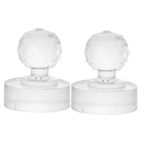 EPIGEIST 2 Stück Teiliges Lidschatten presswerkzeug aus Präziser Puderstempel für Lidschatten und Augenbrauen Vielseitig Einsetzbar DIY Kosmetik presshilfe Rund Transparent von EPIGEIST