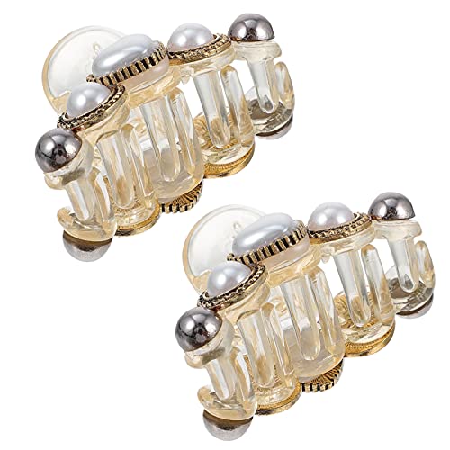 EPIGEIST 2 Stück Teiliges Vintage Haarklammern mit Herzförmigen Perlen Stilvolle Haarklammern für Damen Party und Alltag Rutschfestes Haaraccessoire für Stilvolles Haarstyling von EPIGEIST