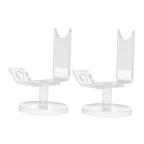 EPIGEIST 2 Stück Transparenter Acryl Tattoo Maschine Halter Multifunktionaler Display Ständer Langlebig Stabil Eleganter Organizer für Tätowiergeräte Geeignet für Studio Zuhause Laden und von EPIGEIST