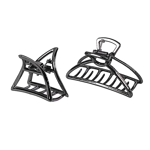 EPIGEIST 2stücke Haarklauenclip Legierung Haarspange Kralle Clip Für Frauen Mädchen Haar Zubehör Haarklammer Griff Haarschmuck Hohlkieferklammer von EPIGEIST