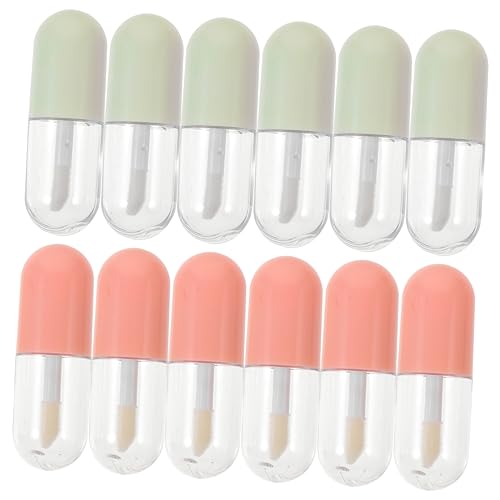 EPIGEIST 20 Stück Lippenbalsam Leerflaschen Nachfüllbare Lippenpflegestift Behälter Kleine Lipgloss Tuben Für DIY Lipgloss Frauen Reise Kosmetik Aufbewahrung von EPIGEIST