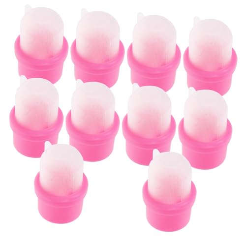 EPIGEIST 20 Stück Nagelentferner Cover Nagellackentferner Hüllen Wiederverwendbar Langlebig Sicher für Maniküre Nail Soaker Nail Polish Removal Cover Boxen Praktisch für Zuhause und von EPIGEIST
