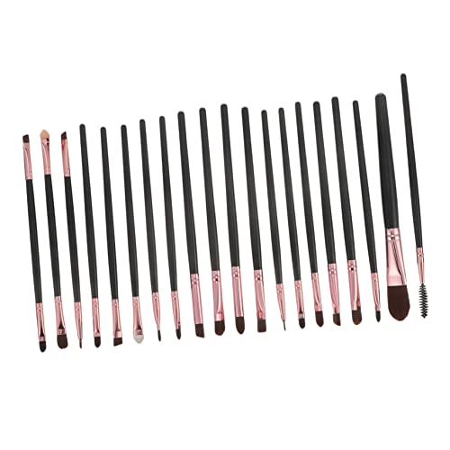 EPIGEIST 20 Stück Teiliges Professionelles Makeup Pinselset Kosmetikpinsel für Augenbrauen Lidschatten Foundation Weiche Borsten Tragbar mit Holzgriff Roségold von EPIGEIST