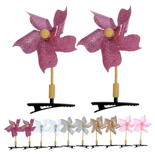 EPIGEIST 20stücke Windmühlen Haarklammern Für Mädchen Bunte Haaraccessoires Mit Rotierenden Windmühlen Für Partys Und Alltag Sicher Und Niedlich von EPIGEIST