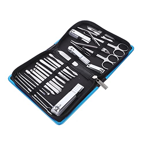 EPIGEIST 26stücke Maniküre-werkzeugset Mit Nagelknipser Für Gesicht Hände Und Füße Tragbar Für Damen Herren Mädchen Jungen Senioren Und Junge Mädchen Und Langlebig von EPIGEIST