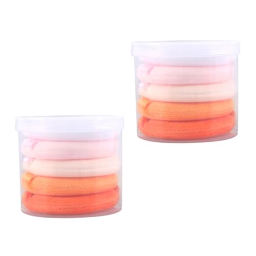 EPIGEIST 2Boxen Makeup Puderquasten für Damen Weiche Wiederverwendbare Gesichtsschwämme aus Hautfreundlichem Material Atmungsaktiv und Langlebig Geeignet für Feines Puder Zufällige Farbe von EPIGEIST
