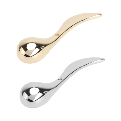 EPIGEIST 2stücke Mini Kosmetikspatel Aus Praktische Gesichtscreme-löffel Für Make-up Und Hautpflege Für Unterwegs Rostfrei Und Leicht Zufälligen Farben Erhältlich von EPIGEIST