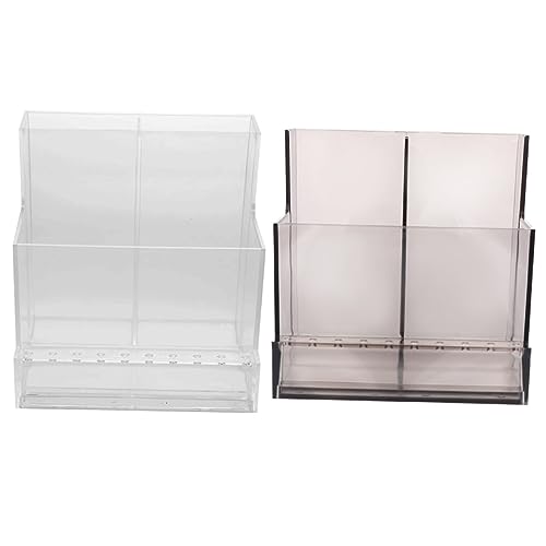 EPIGEIST 2stücke Nagelbohrerhalter Organizer Box Für Nagelbohrerbits Aufbewahrungsstand Für Maniküre-schleifköpfe Transparent Und Langlebig Geeignet Für Salon Und Zuhause von EPIGEIST
