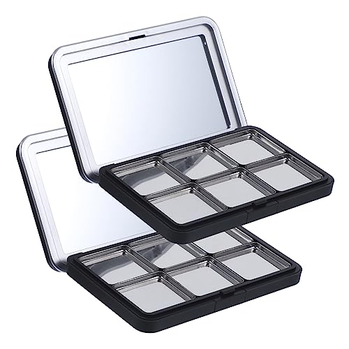 EPIGEIST 2sätze Leere Lidschattenpalette Make-up-Organizer Aus Hochwertigem Material Leicht Und Tragbar Für DIY-pigmentschale Oder Lippenstifthalter von EPIGEIST