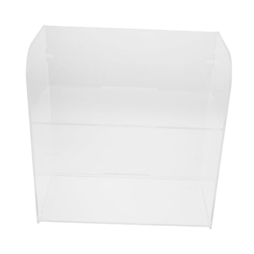 EPIGEIST 2schicht Klarer Acryl-make-up-organizer Mit Schichten Für Kosmetik Und Hautpflege Multifunktionale Aufbewahrungsbox Für Schreibtisch Und Badezimmer Elegantes Und Modernes Design von EPIGEIST