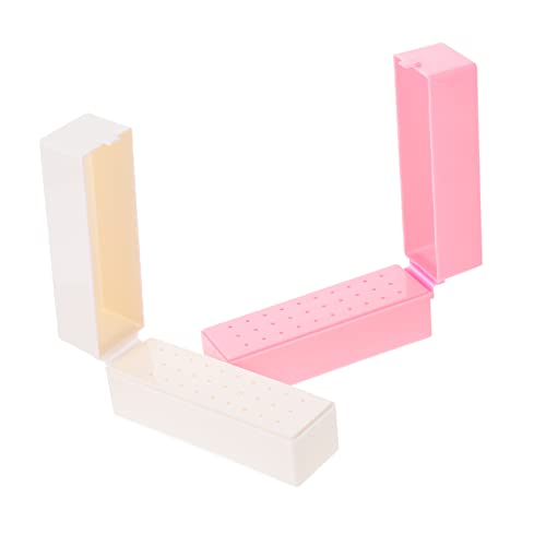 EPIGEIST 2stücke Aufbewahrungsbox Für Nagelpolierköpfe Stabile Sandkopf-organizer Für Nagelstudio Für Maniküre-werkzeuge Langlebig Und Praktisch Und Erhältlich von EPIGEIST