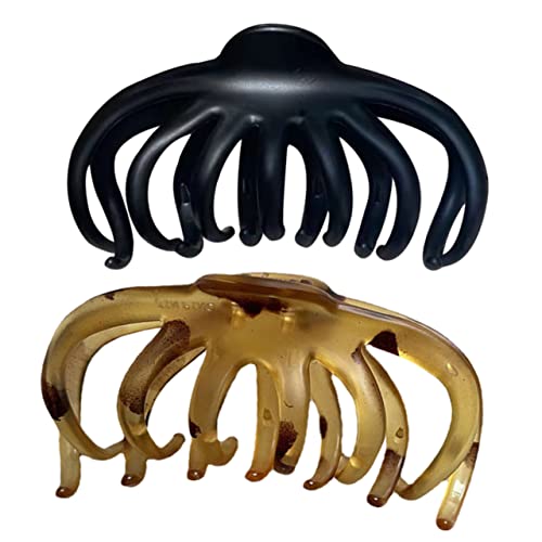 EPIGEIST 2stücke Große Haarspangen Für Damen Retro Haarklammern Französisches Design Elegante Schildpatt Haarklammern Für Dickes Und Mitteldickes Haar Zum Stylen Und Fixieren Von von EPIGEIST