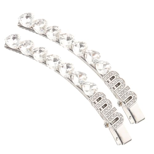 EPIGEIST 2stücke Große Metall Haarspangen Mit Strasssteinen Für Frauen Clips Für Dickes Haar Haaraccessoires Für Partys Hochzeiten Und Alltag Robuste Struktur Einfach Anzubringen von EPIGEIST