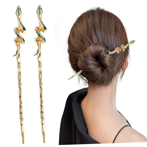 EPIGEIST 2stücke Schlange Haarstift Haarnadeln Zubehör Retro Haarstäbe Für Damen Mädchen Diy Frisur Accessoires Schlangenhaar Styling EPIGEIST 2stücke Schlange Haarstift Haarnadeln Zubehör Retro Haarstäbe Für Damen Mädchen Diy Frisur Accessoires Schlangenhaar Styling von EPIGEIST