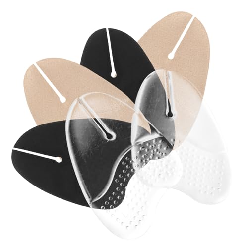 EPIGEIST 3 Paare Non Slip Thong Sandal Toe Protectors Transparente Zehenschutz Polster Komfortable Mittelfußpads für Flip Flops Damen Rutschfeste Ballenpolster gegen Reibung und Blasen von EPIGEIST