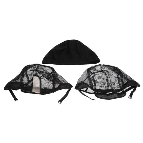 EPIGEIST 3 STÜCKE Teiliges Elastisches Haarnetz Leichtes Atmungsaktives Netz Dehnbares Förmiges Netzcap für Damen und Herren Schonend Komfortabel für Perücken und Haarstyling von EPIGEIST