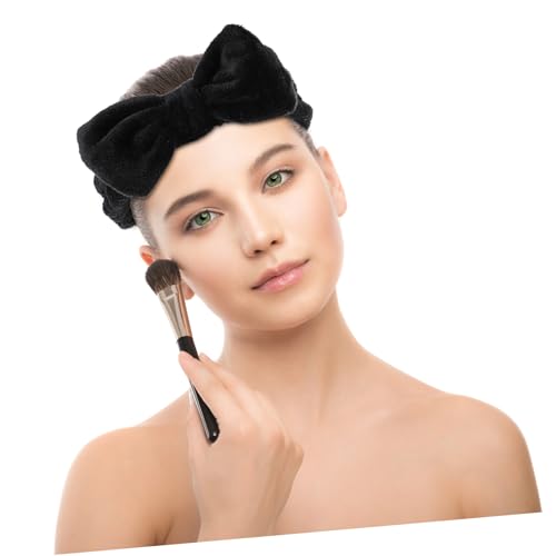 EPIGEIST 3 Stück Elastische Fleece Haarbänder mit Schleifenknoten Flauschige Weiche Stirnbänder für Damen und Mädchen als Make up Gesichtswaschband Vielseitiges Haarschmuck accessoire von EPIGEIST