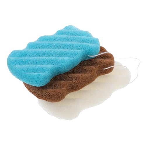 EPIGEIST 3 Stück Teiliges Gesichtsreinigungsschwämme aus Weichem Saugfähigem Material für Sanfte Tiefenwirksame Reinigung und Make up entfernung Kompakt und Leicht für Tägliche Hautpflege von EPIGEIST