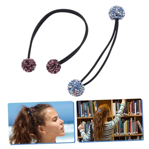 EPIGEIST 3 Stück Teiliges Haargummi Funkelnden Strasssteinen Elastische Haarschleifen für Damen und Mädchen Dekorative Haarbänder für Pferdeschwanz und Alltag Modische Haaraccessoires von EPIGEIST