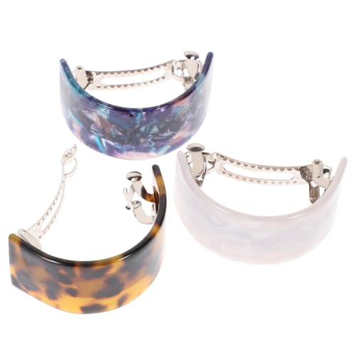 EPIGEIST 3 Stück Teiliges Haarschmuck Halbrunden Eleganten Haarklammern im Sternenhimmel design Leicht und Komfortabel Geeignet für Damen bei Party Hochzeit und Alltag Farben Schildpatt von EPIGEIST