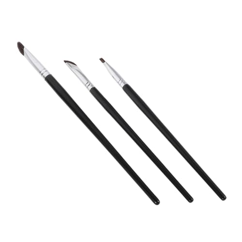 EPIGEIST 3 Stück Teiliges Lidschatten Pinsel Weiche Präzise Augen Make Up Pinsel für Lidschatten Nasenkontur und Detailanwendung für Frauen Vielseitiges Augen Make Up Werkzeug von EPIGEIST