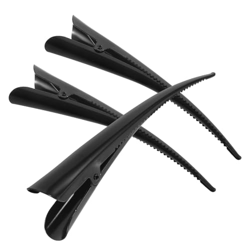 EPIGEIST 3 Stück Teiliges Metall Haarspangen Duckbill Haarklammern für Damen und Rutschfeste Haarclips Schwarz für Haarstyling von EPIGEIST