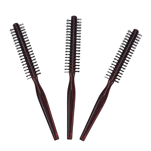 EPIGEIST 3 Stücke Holz Runde Haarbürste Für Lockiges Haar Kopfhaut Massagekamm Langlebig Ergonomischer Holzgriff Für Männer Und Frauen Haarstyling Für Dickes Haar von EPIGEIST
