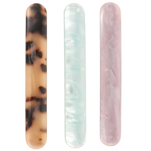 EPIGEIST 3stücke Haarnadel Aus Acetat Haarspange Für Damen Kreativer Pferdeschwanzhalter Modisches Haarstyling-tool Passend Für Jede Haarfarbe Und Jedes Anlass von EPIGEIST