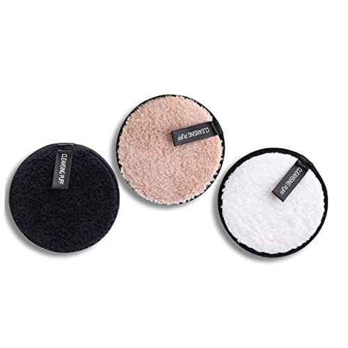 EPIGEIST 3Stücke Teiliges Makeup Waschbare Gesichtsreinigungspads aus Mikrofaser Hautschonende Makeup Weiß und Schwarz für Sanfte Gesichtsreinigung EPIGEIST 3Stücke Teiliges Makeup Waschbare Gesichtsreinigungspads aus Mikrofaser Hautschonende Makeup Weiß und Schwarz für Sanfte Gesichtsreinigung von EPIGEIST