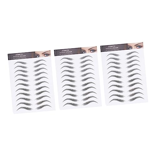 EPIGEIST 3blätter Wasserfeste Augenbrauen Tattoos Aufkleber Temporäre Augenbrauen Tattoos Gefälschte Aufkleber von EPIGEIST