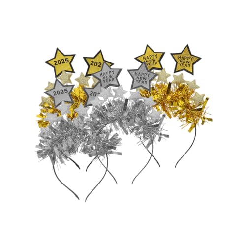EPIGEIST 4 Stk. neues jahr stirnband Frohes Jahr Foto-Requisiten Kopfbedeckung für die Silvesterparty party dekoration Neujahr Party Zubehör Frohes neues Jahr Dekoration Neujahrszubehör von EPIGEIST