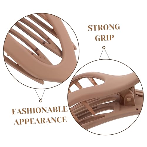 EPIGEIST 4 Stück Flache Haarklammern Für Frauen Rutschfeste Französische Haarklammern Matte Oberfläche Starker Griff Haarschmuck Für Dickes Haar Für Verschiedene Frisuren von EPIGEIST