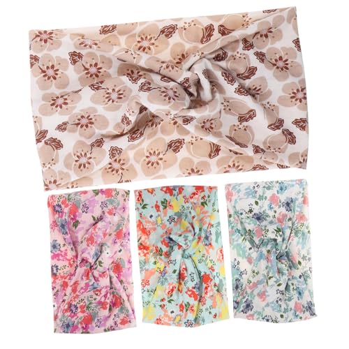 EPIGEIST 4stücke Damen Stirnbänder Elastisch Haarband Für Sport Yoga Lauf Schweißband Rutschfeste Damen Stirnbänder von EPIGEIST