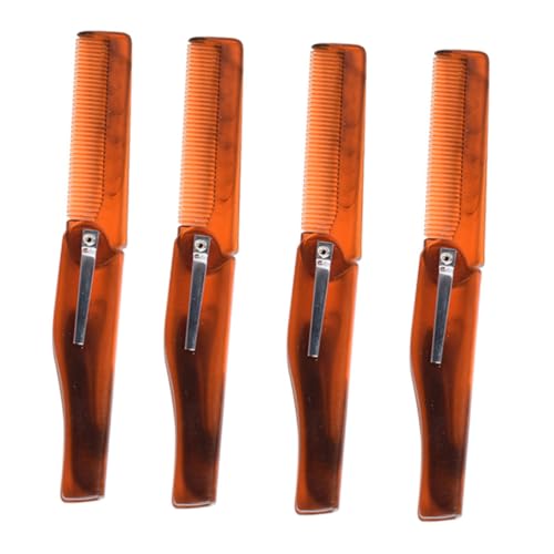 EPIGEIST 4 Stück Teiliges Faltbares Haarkamm für Herren Praktisches Styling Tool aus Robustem Kunststoff Kompakt und Leicht für Tägliche Haarbehandlung und Glattes Finish bei Allen von EPIGEIST
