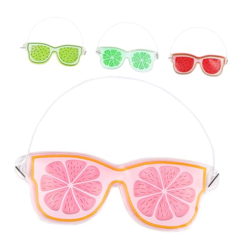 EPIGEIST 4 Stück Teiliges Gel eis augenmasken Kühlende Wiederverwendbare Augenkompressen für Geschwollene Augen Bequeme Frische masken für Damen und Herren für Zuhause und Reisen von EPIGEIST