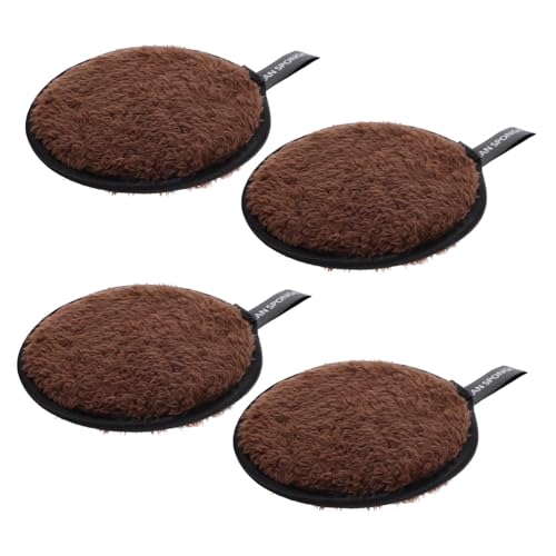 EPIGEIST 4 Stücke Make-up-Entferner Puff Make -up -Pulver -Puff Puderquaste Entferner-Puff Gesichtsreinigungspad Kaffee EPIGEIST 4 Stücke Make-up-Entferner Puff Make -up -Pulver -Puff Puderquaste Entferner-Puff Gesichtsreinigungspad Kaffee von EPIGEIST