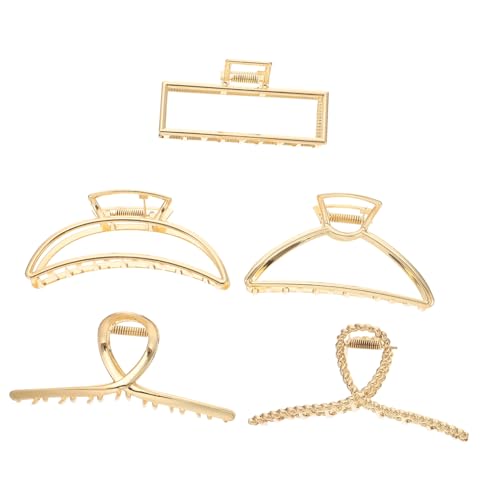 EPIGEIST 5 Stück Metall Haarklammern Langlebig Modisch für Langes Haar Vielseitig Einsetzbar Haarschmuck Stabil für Damen und Mädchen Eleganter Look Einfache Anwendung von EPIGEIST