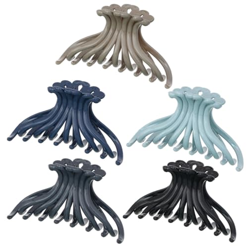 EPIGEIST 5 Stück Teiliges Haarklammer Mittlere Chrysanthemen Design Ergonomisch Rutschfest Geeignet für Dünnes und Mittleres Haar Modisches Haarstyling Zubehör für Frauen und Alltag von EPIGEIST