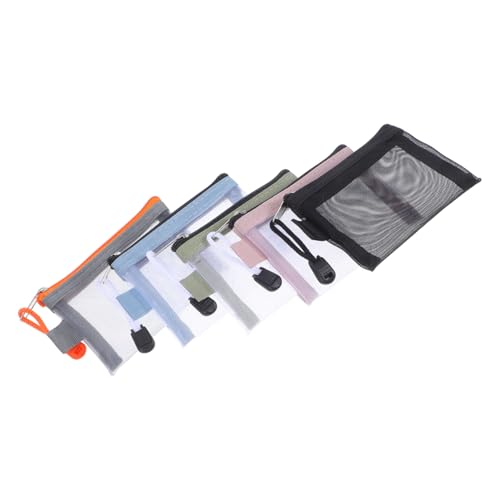 EPIGEIST 5 Stück Teiliges Kleine Kosmetiktaschen aus Robustem Netzmaterial mit Reißverschluss Kompakter Make up Organizer für Damen für Reise Büro und Zuhause zur Sicheren Aufbewahrung von EPIGEIST 5 Stück Teiliges Kleine Kosmetiktaschen aus Robustem Netzmaterial mit Reißverschluss Kompakter Make up Organizer für Damen für Reise Büro und Zuhause zur Sicheren Aufbewahrung von von EPIGEIST