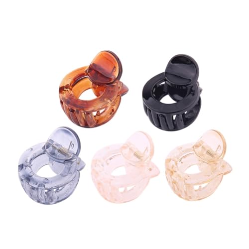 EPIGEIST 5 Stück Teiliges Mini Haarklammer Kunststoff Haarkralle mit Rutschfestem Griff für Damen und Mädchen Vielseitig Einsetzbar Modisch und Praktisch von EPIGEIST