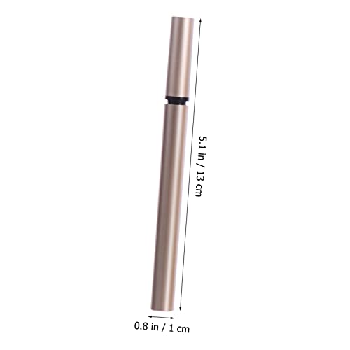 EPIGEIST 5 Stück Teiliges Nachfüllbare Eyeliner Tube Mattgoldene DIY Eyeliner Behälter mit Präzisem Applikator für Gleichmäßiges Auftragen für Kosmetikgeschäfte und Make Up Profis von EPIGEIST