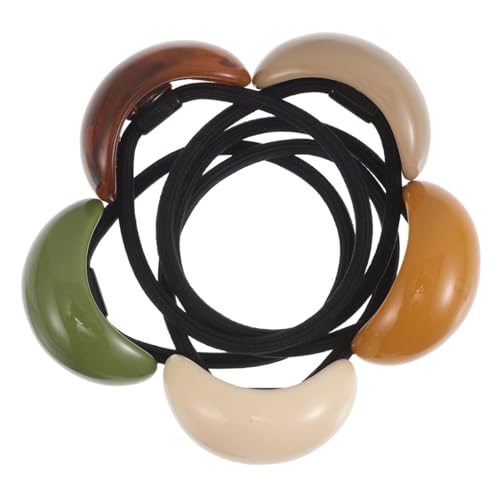 EPIGEIST 5 Stück Teiliges Ovale Haargummis für Frauen Elastisch Starkes Haarschmuck Ponytail Halter Vielseitig Tragbar Leichte Styling Accessoires für Mädchen und Damen EPIGEIST 5 Stück Teiliges Ovale Haargummis für Frauen Elastisch Starkes Haarschmuck Ponytail Halter Vielseitig Tragbar Leichte Styling Accessoires für Mädchen und Damen von EPIGEIST