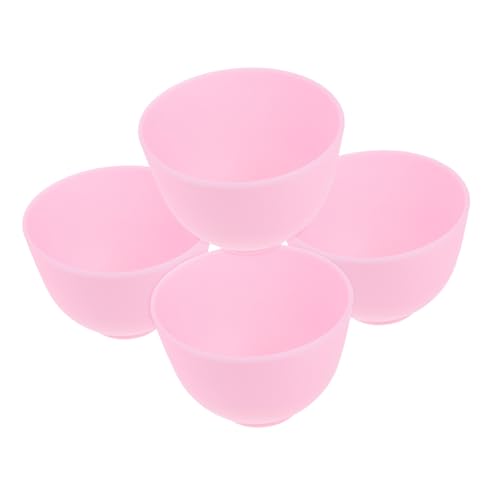 EPIGEIST 5 Stück Teiliges Silikon Mischschüssel für DIY Gesichtsmaske Mittelgroße Fall Maskenschalen Vielseitig für Kosmetik und Haaröl Wiederverwendbar für Zuhause Spa Anwendungen von EPIGEIST