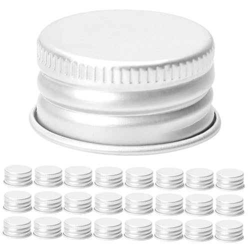 EPIGEIST 50 Stück Flaschen Düse Düse Wassersprühdüse Plakataufkleber Wasserdichte Decke Kappe Der Lotionflasche Poster-aufkleber Tragbare Leere Flasche Garagentorschloss Aluminium Silver von EPIGEIST