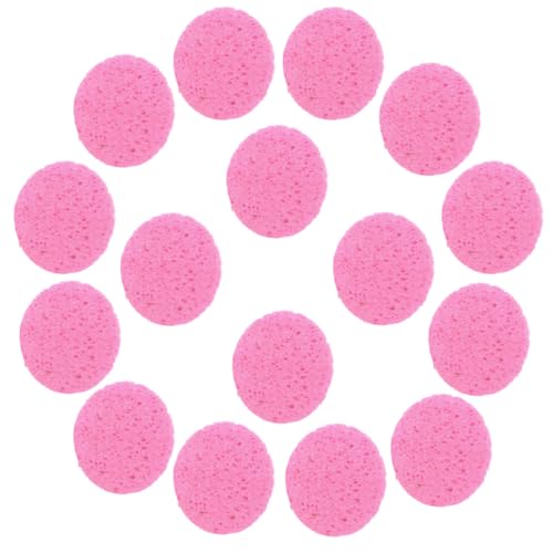 EPIGEIST 50 Stück Runde Reinigungsgesichtsschwämme aus Hochwertiger Zellulose Sanfter Makeup Entferner Schwamm für Hauttypen Gesichtspflege und Porentiefe Reinigung von EPIGEIST