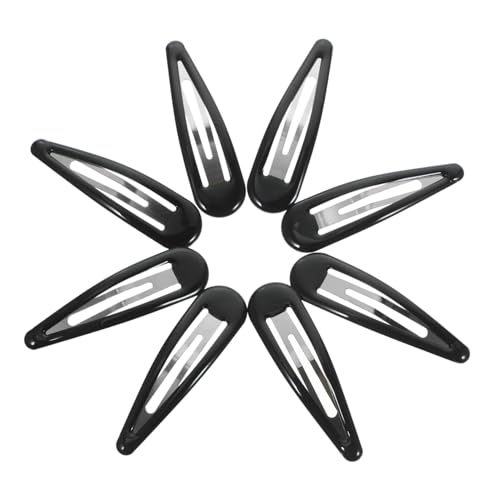 EPIGEIST 50 Stück Schwarze Metall Haarspangen Snap Clips für Frauen Robuste Haarklammern für Dickes Haar Vielseitige Haarschmuck accessoires für Alltag Party und Strand Langlebig und von EPIGEIST
