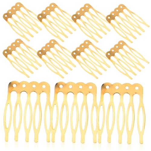 EPIGEIST 50 Stück Teiliges DIY Haarkamm Goldener Fünfzähniger Steckkamm Haarschmuck für Frauen Mädchen Handgefertigte Kopfschmuck Accessoires Langlebig und Modisch EPIGEIST 50 Stück Teiliges DIY Haarkamm Goldener Fünfzähniger Steckkamm Haarschmuck für Frauen Mädchen Handgefertigte Kopfschmuck Accessoires Langlebig und Modisch von EPIGEIST