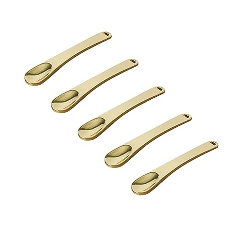 EPIGEIST 5stücke Mini Make-up Löffel Aus Metall Kosmetik Spatel Für Gesichtsmaske Und Cremes Für Anwendung Von Lotionen Und Feuchtigkeitscremes von EPIGEIST